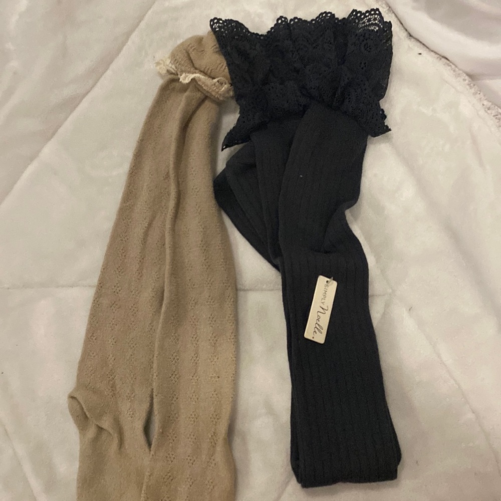 Long knee high socks